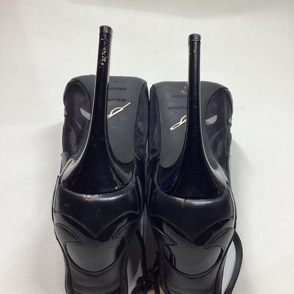 Brian atwood Black High Heels With Open Toe - Picture 13 of 16